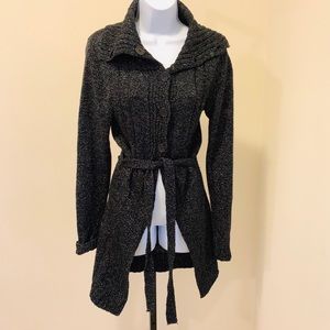 Black Sweater w/Belt